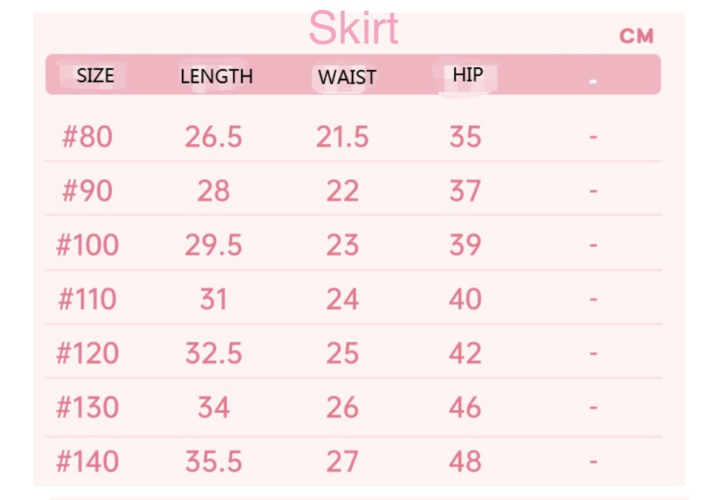 Pink Shirt and Skirt Set