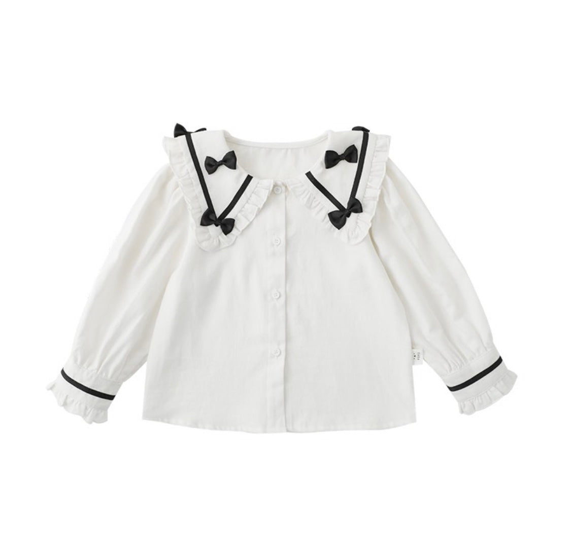 Black & White Shirt and Skirt Set