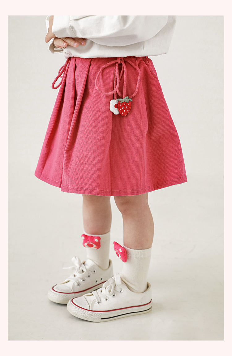 Pink Shirt and Skirt Set