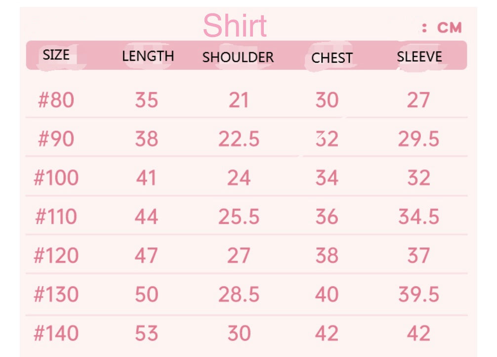 Pink Shirt and Skirt Set