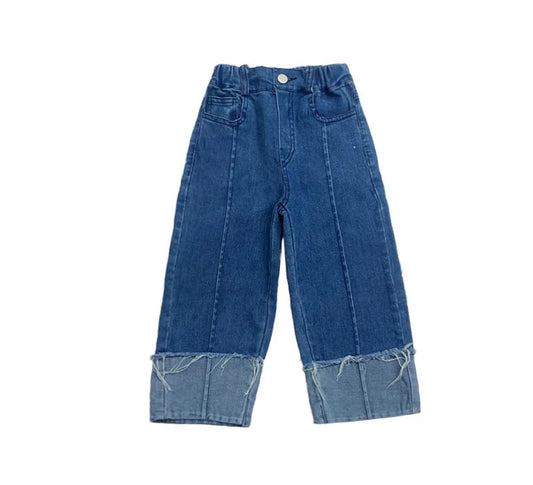 Girl wide jeans